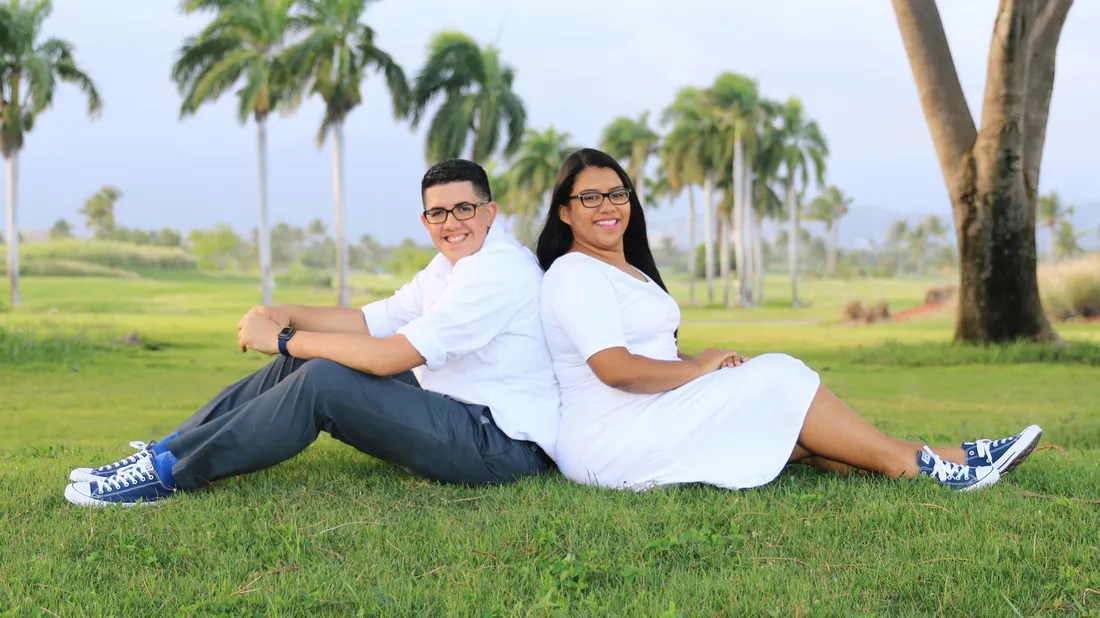 Portrait of Omar Gerardo Soto Fortuño with his wife Iraida Liz Torres De Jesús